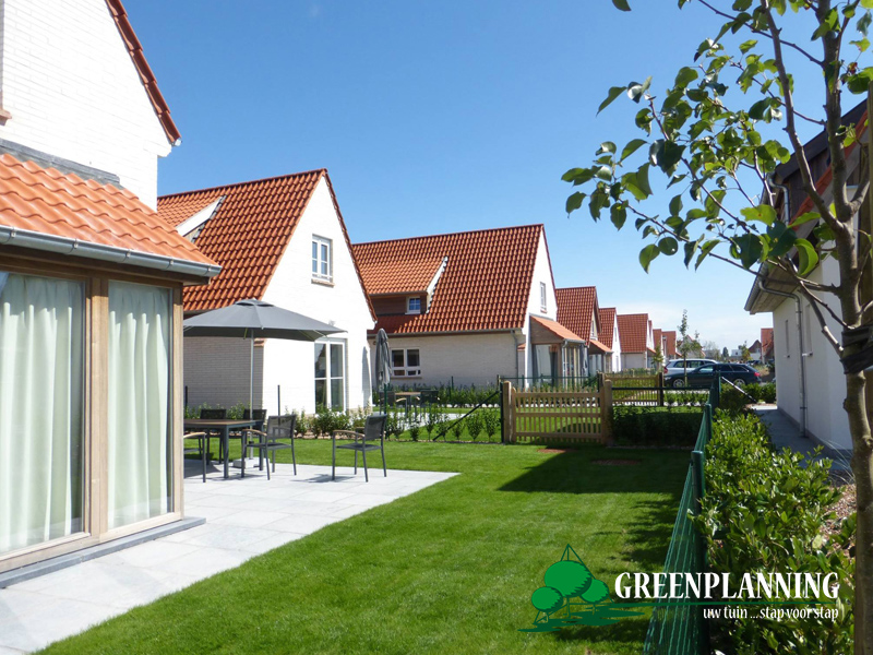 Vakantiedomein Breeduyn Village in Bredene, aangelegd door GreenPlanning