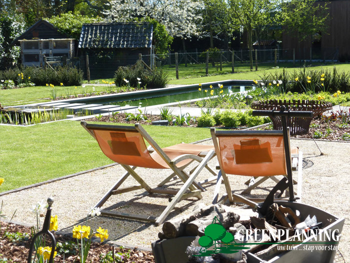 Villastadstuin in Brugge met Provençaalse sfeer